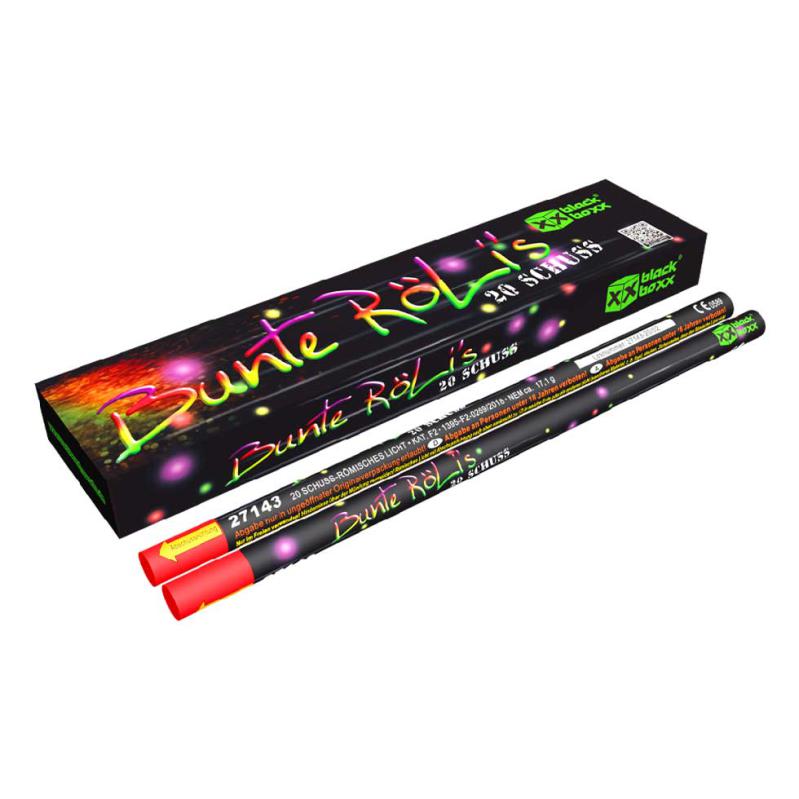 Bunte RöLi's - 20 Schuss - Blackboxx